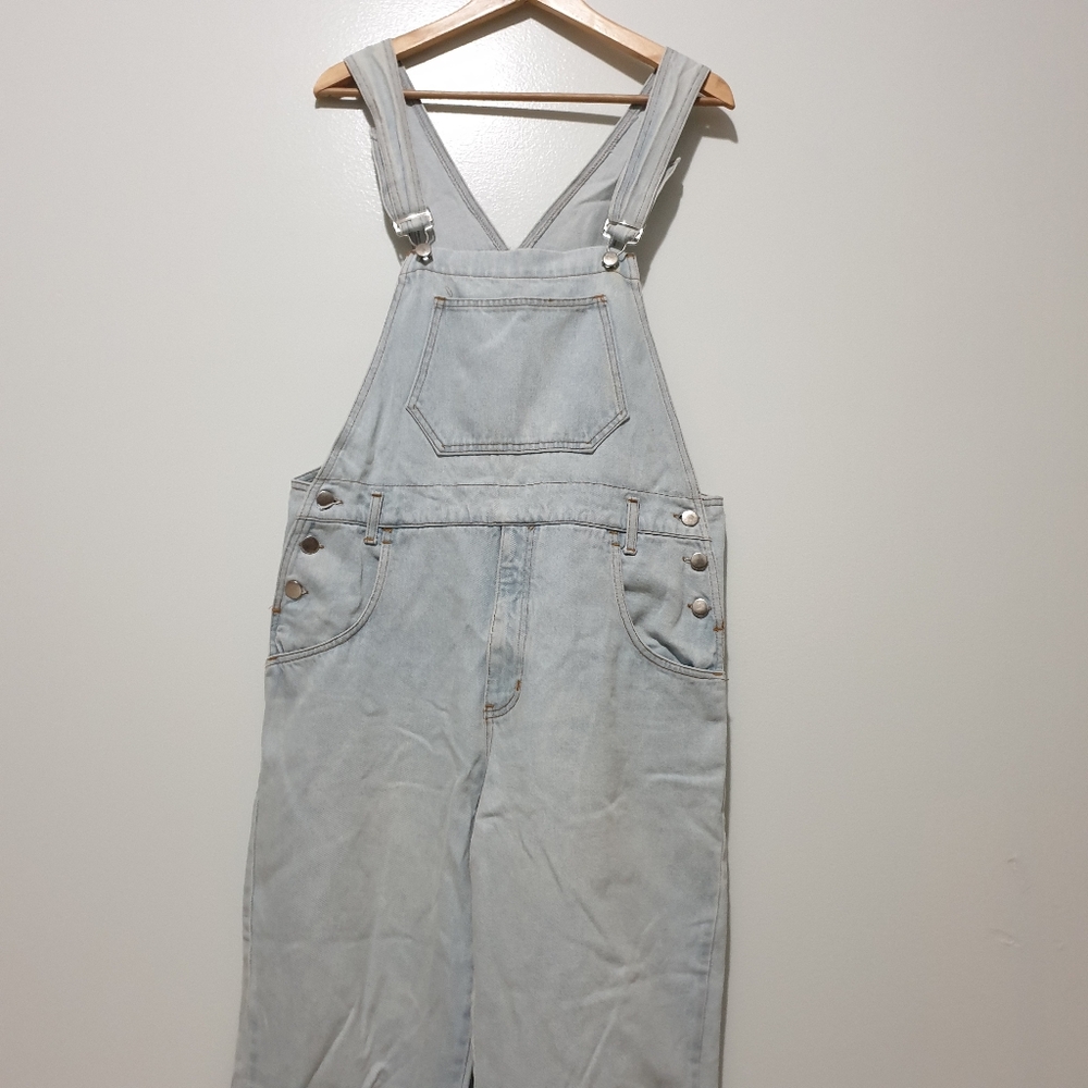 Vintage Light Blue Denim Overalls